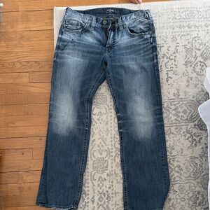 Men’s silver jeans